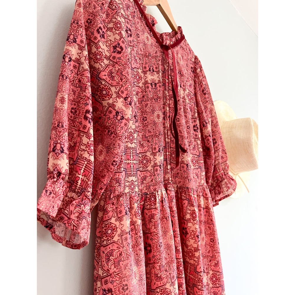 For Love and Lemons | Dresses | Geneva Mini Dress | Burgundy | Sz S - Picture 7 of 12
